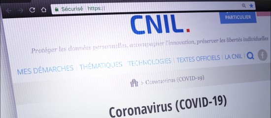 Crise du Covid-19 et donn&eacute;es personnelles&nbsp;: les recommandations de la CNIL