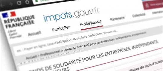 Fonds de solidarit&eacute;&nbsp;: le formulaire pour le mois de novembre est en ligne