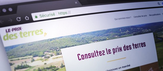 Un nouveau site internet pour conna&icirc;tre le prix des for&ecirc;ts, des vignes et des terres agricoles