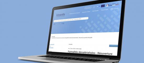 Formalit&eacute;s des entreprises&nbsp;: dysfonctionnement du guichet unique et r&eacute;ouverture d&rsquo;Infogreffe