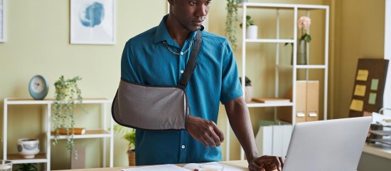 Une d&eacute;claration en ligne des accidents du travail