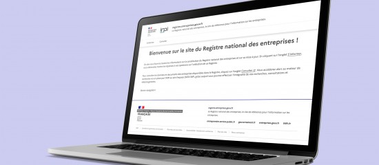 Registre national des entreprises&nbsp;: rectification des donn&eacute;es et informations manquantes