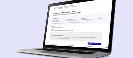 Prenez connaissance de votre nouveau code&nbsp;APE&nbsp;!